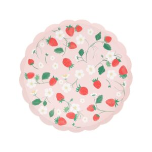 Meri Meri - Strawberry Pattern Side Plates - 287223