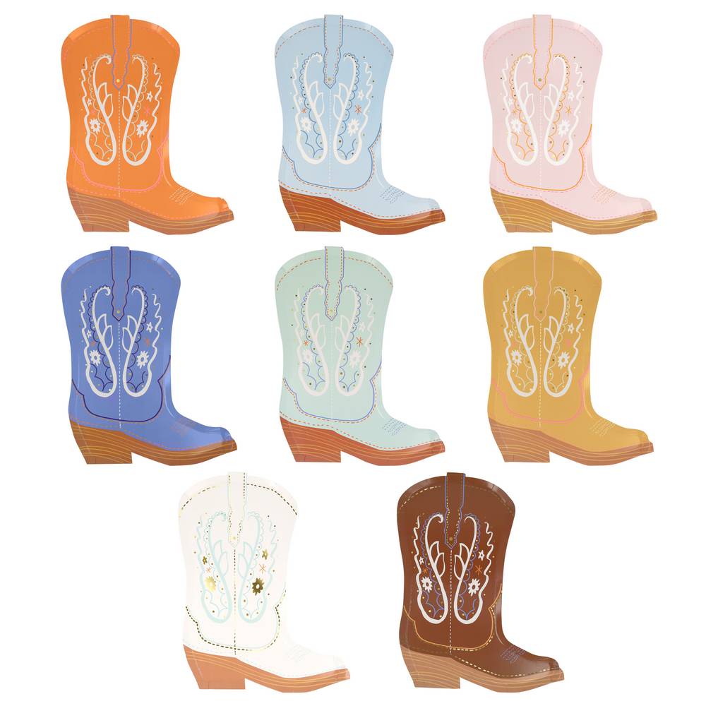 Meri Meri - Western Boot Plates - 285810