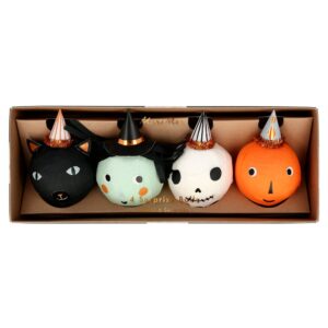 Boules surprises d'Halloween vintage (x 4)
