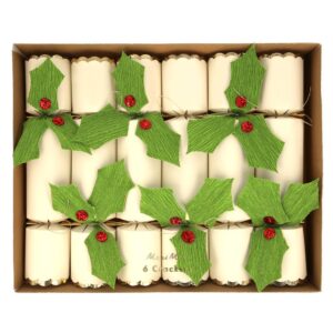 Biscuits Holly Crackers (x 6)