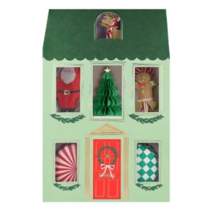 Kit de décorations pour cupcakes Maison Festive (x 24 décorations)