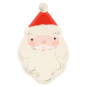 Assiettes Père Noël Joyeux Noël (x 8)