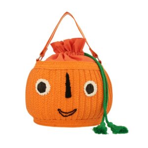Sac panier citrouille pour Halloween