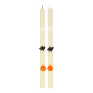 Bougies de table à motifs d'Halloween (x 2)