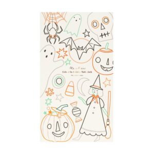 Nappe d'activités à colorier pour Halloween