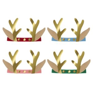 Bandeaux en velours à motifs de bois de cerf (x 8)