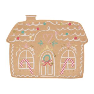 Assiettes Maison en pain d'épice (x 8)