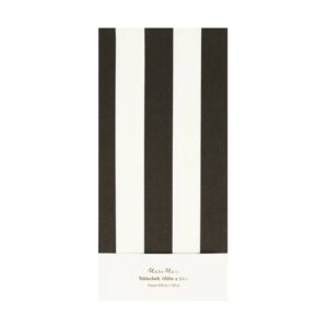 Nappe à rayures noires