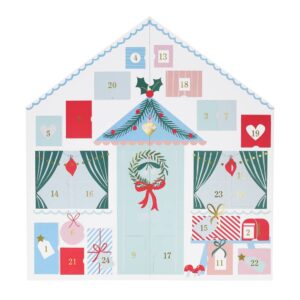 Calendrier de l'Avent autocollant Cabane du Père Noël