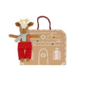 Mini poupée renne et valise