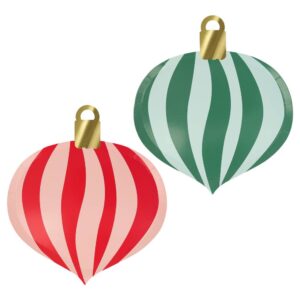 Assiettes décoratives à rayures (x 8)