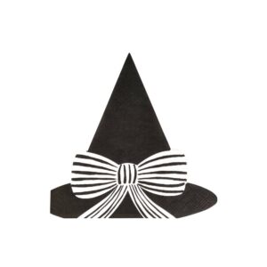 Serviettes en papier à motifs de chapeaux de sorcière (x 16)