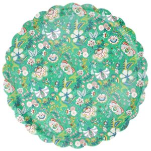 Grand Plateau Meri Meri x Liberty Vert Mabelle