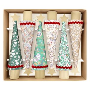 Craquelins Meri Meri x Liberty Tree (x 6)