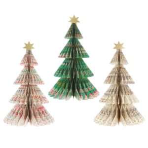 Arbres alvéolés en papier Meri Meri x Liberty (x 3)