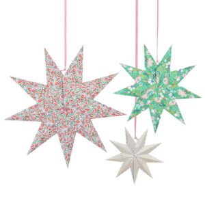 Décorations Meri Meri x Liberty Star (x 3)