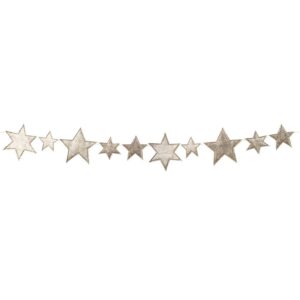 Guirlande d'étoiles en tissu