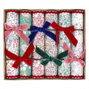 Biscuits Meri Meri x Liberty Velvet Bow No-Snap (x 6)