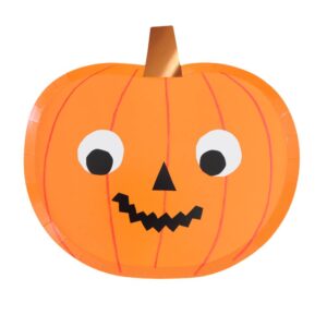Assiettes citrouille d'Halloween (x 8)