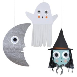 Décorations géantes d'Halloween à suspendre (x 3)