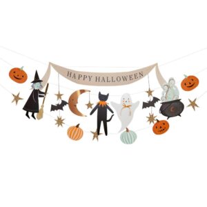 Guirlande de personnages d'Halloween