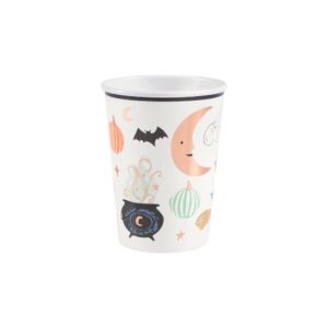 Tasses d'Halloween décorées (x 8)