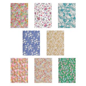 Coffret de 8 carnets à couverture souple Meri Meri x Liberty (x 8)