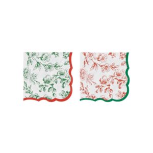 Petites Serviettes Toile De Jouy (x 16)