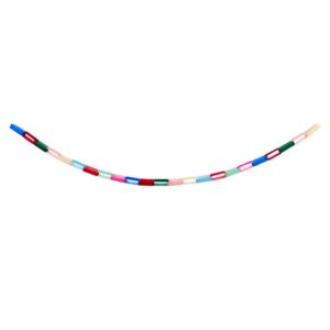 Guirlande de maillons en velours brillant