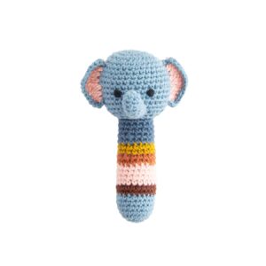 Hochet éléphant au crochet