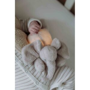 Peluche lumineuse George - éléphant beige